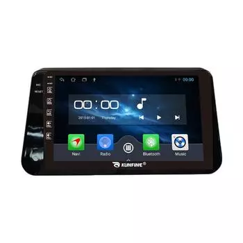 Android Радио CarPlay/Android Авто Автомобильная Навигация Мультимедийный Плеер GPS RDS DSP Стерео Для Renault Kangoo 2015-2018 9 Inch чёрный