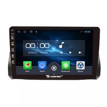 Android-радио CarPlay/Android Авто Автомобильная навигация Мультимедийный плеер GPS RDS DSP Стерео для Fiat Argo 9 Inch чёрный