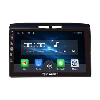 Android Радио CarPlay/Android Авто Автомобильная Навигация Мультимедийный Плеер GPS RDS DSP Стерео Для Honda Crv 2012 9 Inch чёрный