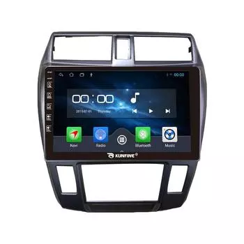 Android Радио CarPlay/Android Авто Автомобильная Навигация Мультимедийный Плеер GPS RDS DSP Стерео Для Honda City 2006-2014 10 Inch чёрный