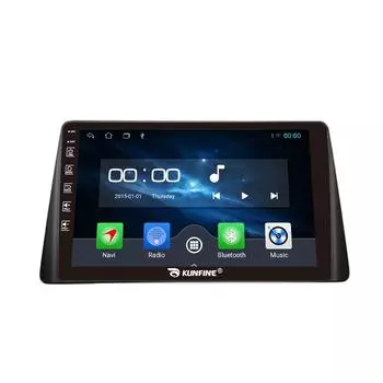 Android Радио CarPlay/Android Авто Автомобильная Навигация Мультимедийный Плеер GPS RDS DSP Стерео Для Renault Megane 2 2009-2014 9 Inch чёрный