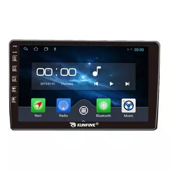 Android Радио CarPlay/Android Авто Автомобильная Навигация Мультимедийный Плеер GPS RDS DSP Стерео Для Toyota Coaster 2015 10 Inch чёрный