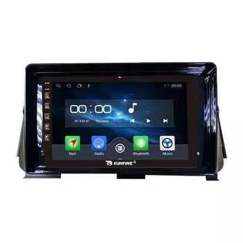 Android Радио CarPlay/Android Авто Автомобильный Навигатор Мультимедийный Плеер GPS RDS DSP Стерео Для Nissan Sunny Almera 2020 2021 9 Inch чёрный