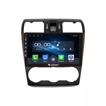 Android Радио CarPlay/Android Авто Автомобильный Навигатор Мультимедийный Плеер GPS RDS DSP Стерео Для Subaru Forester 2013 2014 9 Inch чёрный
