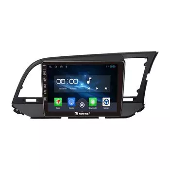 Android Радио CarPlay/Android Авто Автомобильный Навигатор Мультимедийный Плеер GPS RDS DSP Стерео Для Hyundai Elantra 2015-2021 9 Inch чёрный