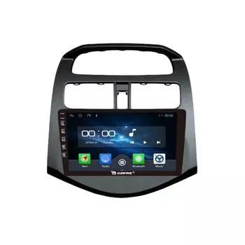 Android Радио CarPlay/Android Авто Автомобильный Навигатор Мультимедийный Плеер GPS RDS DSP Стерео Для Chevrolet Spark 2010-2014 9 Inch чёрный