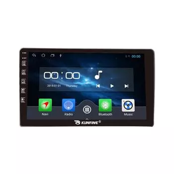 Android Радио CarPlay/Android Авто Автомобильный Навигатор Мультимедийный Плеер GPS RDS DSP Стерео Для Hyundai Genesis Persona 9 Inch чёрный