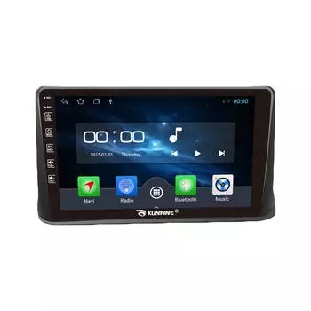 Android Радио CarPlay/Android Авто Автомобильный Навигатор Мультимедийный Плеер GPS RDS DSP Стерео Для Tata Nexon 2018 9 Inch чёрный