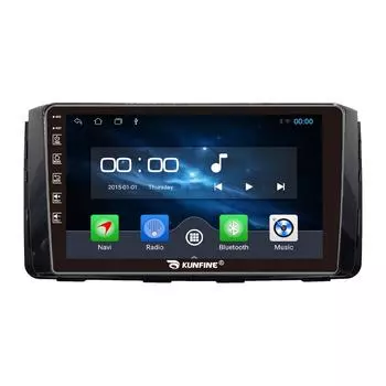 Android Радио CarPlay/Android Авто Автомобильный Навигатор Мультимедийный Плеер GPS RDS DSP Стерео Для Hyundai H350 Solati 2016-2021 9 Inch чёрный