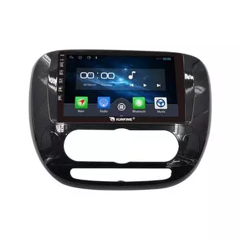 Android-радио CarPlay/Android, автомобильная навигация, мультимедийный плеер, GPS, RDS, DSP, стерео для Kia Soul 2014-2017 9 Inch чёрный