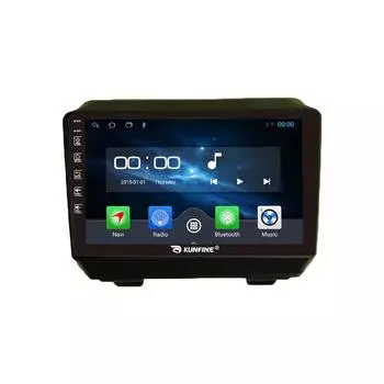Android-радио CarPlay/Android Автомобильная навигация Мультимедийный плеер GPS RDS DSP Стерео для Jeep Wrangler 2018-2020 10 Inch чёрный