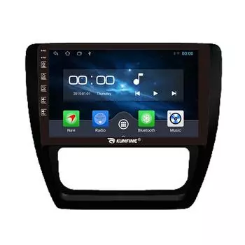 Android-радио CarPlay/Android Автомобильная навигация Мультимедийный плеер GPS RDS DSP Стерео для Vw Sagitar 2011-2019 10 Inch чёрный