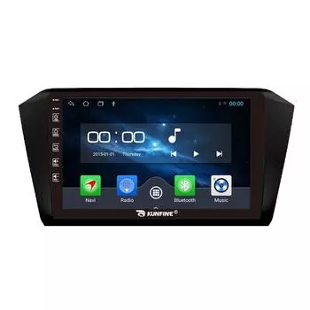 Android-радио CarPlay/Android Автомобильная навигация Мультимедийный плеер GPS RDS DSP Стерео для Vw Magotan 2016-2019 10 Inch чёрный