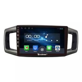 Android-радио CarPlay/Android, автомобильная навигация, мультимедийный плеер, GPS, RDS, DSP, стерео для Toyota Daihatsu Mira 9 Inch чёрный