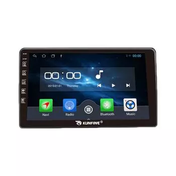 Android-радио CarPlay/Android, автомобильная навигация, мультимедийный плеер, GPS, RDS, DSP, стерео для Suzuki Ritz 9 Inch чёрный