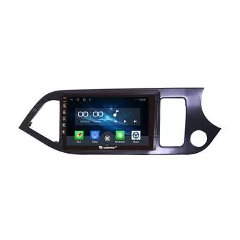 Android-радио CarPlay/Android, автомобильная навигация, мультимедийный плеер, GPS, RDS, DSP, стерео для Kia Morning 2011-2015 9 Inch чёрный