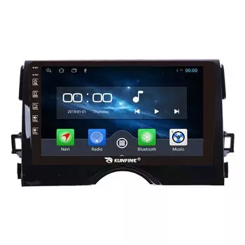 Android-радио CarPlay/Android Автомобильная навигация Мультимедийный плеер GPS RDS DSP Стерео для Toyota Reiz 2010-2020 9 Inch чёрный