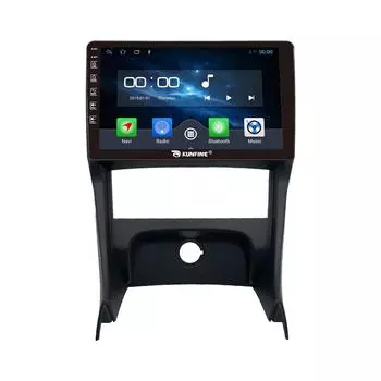 Android-радио CarPlay и Android, автомобильная навигация, мультимедийный плеер, GPS, RDS, DSP, Wi-Fi, стерео для Proton Saga Blm Flx, если применимо 9 Inch чёрный
