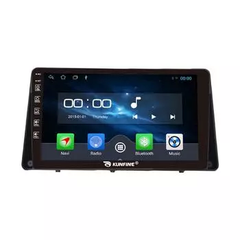 Android-радио CarPlay и Android, автомобильная навигация, мультимедийный плеер, GPS, RDS, DSP, Wi-Fi, стерео для Renault Megane Iii Fluence 09-16, если применимо 9 Inch чёрный