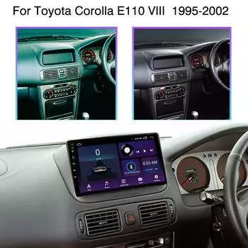Android Радио для Toyota Carib 1995 - 1999 / Corolla E110 VIII 1995-2002 Правый руль Автомобильный стерео Мультимедийный проигрыватель Carplay Auto GPS навигация 4-core 1+32CP