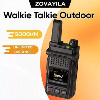 Android ZELLO 5000 км вставка карты глобальная рация открытый 4G двусторонний беспроводной глобальный вызов