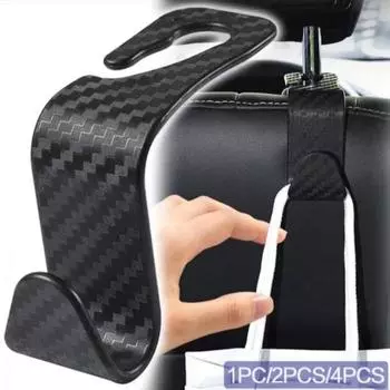 Andy 1 шт./2 шт./4 шт. Crugkbat крючки для автомобильных сидений автомобильные аксессуары крючки для хранения подушек сумки для продуктов сумки