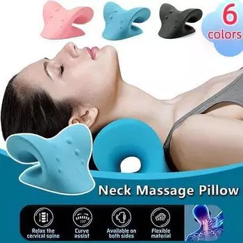 Andy Body Массажер для шеи Подушка для массажа шеи Улучшите сон Расслабляющее средство для облегчения боли в шее и поддержки шеи Расслабляющий массаж Подушка для вытягивания Массажер
