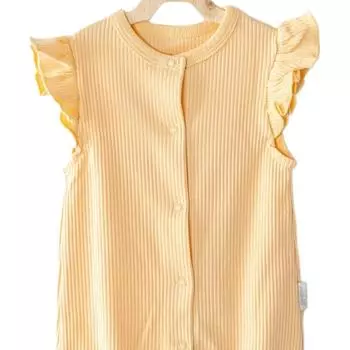 Andywawa AC23648 Детский комбинезон из модала Желтый