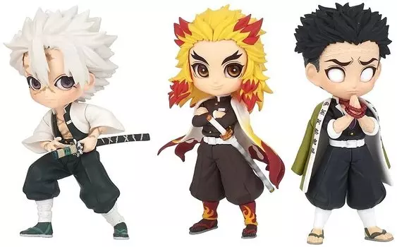 Анджуро Ренгоку Мия Фусигава Гёмей Ширедзима Q posket petit 3 типа набор, том 5 белый