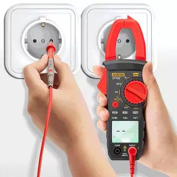 ANENG ST182 pro 4000 отсчетов Цифровые клещи переменного тока 400А Автоматический мультиметр с диапазоном измерения