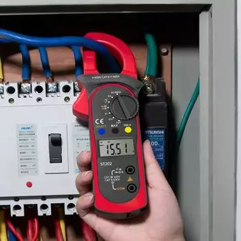 ANENG ST202 цифровые клещи мультиметр сопротивление Ом тестеры транзисторов вольтметр переменного/постоянного тока Lcr клещи с температурой