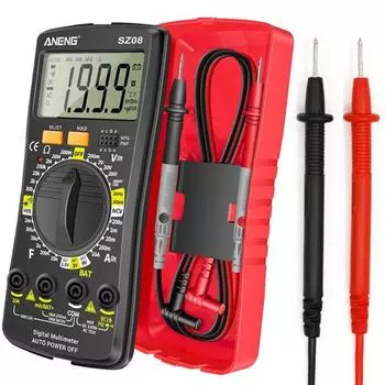 ANENG выдвижной цифровой мультиметр с разделенным хранилищем, портативный электрический мультиметр, мини-мультиметр-тестер