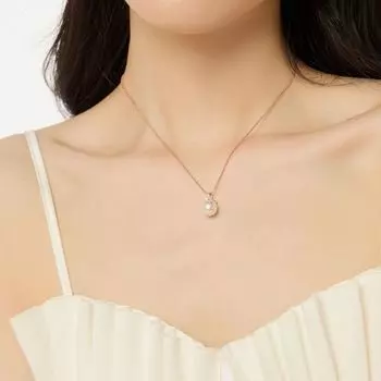 Anenjery New Temperament Cross Искусственный жемчуг Теклас летнее элитное ожерелье на ключицу оптом