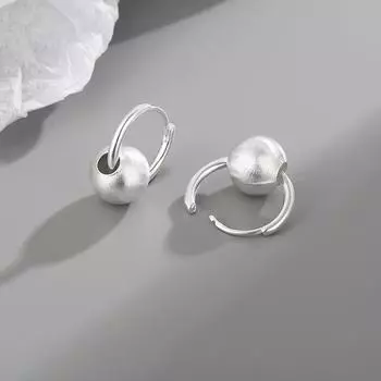 ANENJERY серебряные цветные простые матовые серьги-кольца в стиле панк в стиле хип-хоп с геометрическим рисунком для женщин, ювелирные изделия для темперамента