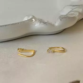 ANENJERY Серьги из циркония в форме геометрического квадрата для женщин, маленькие, изысканные, уникальные, простые, персонализированные, универсальные, ювелирные изделия, подарок золотой