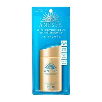 ANESSA Anessa Perfect UV Skin Care Milk a Sunscreen Citrus Soap Scent 60 мл Обычный продукт 1 шт 50+ (х 1) золотой