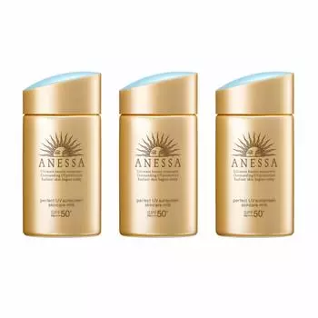 ANESSA Perfect UV Skin Care Milk солнцезащитное мыло с ароматом цитрусовых 60 мл (Набор 3)