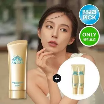 ANESSA Perfect UV Солнцезащитный гель для ухода за кожей, специальный набор 90 г (+15 г*2 шт.)