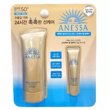 Anessa Perfect UV Sunscreen Skin Care Gel N SPF50+ PA++++ 90 г + 15 г специальный набор, 105 г, 1 шт.