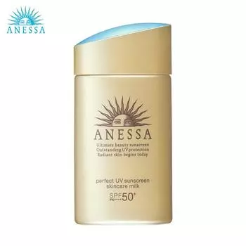 Anessa Perfect UV Sunscreen Skincare Milk a SPF50+ PA++++ 20 мл / 60 мл - Shiseido Japan 20 ml золотой