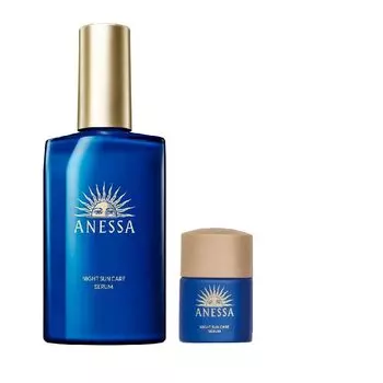 ANESSA Sunscreen Night Sun Care Serum Мини-размер в комплекте + (Увеличенный набор) [Квази-препарат] [Дата выпуска: 2024]