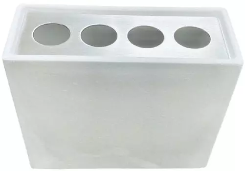 Anesti Porous Ceramic Toothbrush Stand for 4 Square Shape HO2226