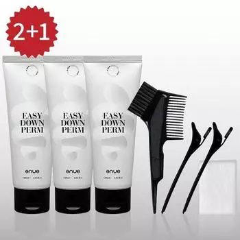 Anew Mens, самоклеющийся затылок, машина для завивки пуха, средство для завивки пуха, 3 упаковки, 120 мл, лучшие мужские средства для волос в Корее