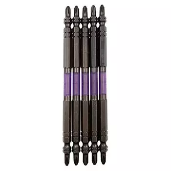 ANEX ABRS5-2130 Black Dragon Прочная бита, Тонкая, +2 x 5.1 дюйма (130 мм), Набор из 5