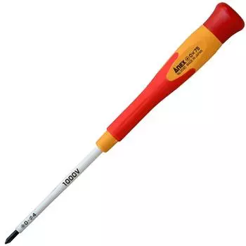 ANEX Super Fit Precision Screwdriver Insulation Specification 12 pieces +075 No.3590 [Bulk Purchase]