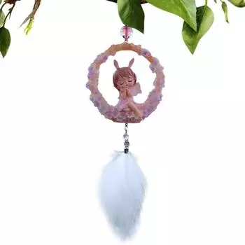 Ангел автомобильные украшения для зеркала заднего вида автомобильный брелок украшение автомобильный брелок подвеска автомобильный брелок украшение автомобильный брелок розовый