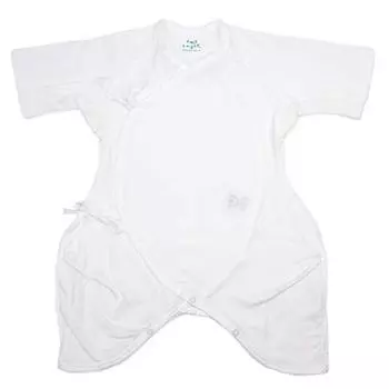 Angel Baby Комбинированное нижнее белье из сетки для подмышек для новорожденных, белое, тип, нижнее белье, Япония, подготовка, подарок, 50-70 см, 100% хлопок, белый