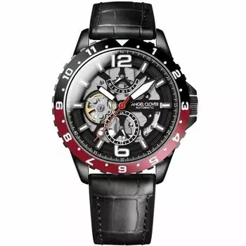 [Angel Clover] Angel Clover TIME CRAFT DIVER AUTOMATIC Time Craft Diver Automatic Черный циферблат Нержавеющая сталь Телячья кожаРезина Автоматические 45MM