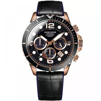 Angel Clover TIME CRAFT DIVER 45MM TCD45PBK BK наручные часы Angel Clover Timecraft Diver