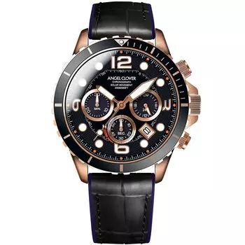 [Angel Clover] Watch TIME CRAFT DIVER Time Craft Diver Black Dial Stainless Steel Solar Battery 45MM Regular Warranty TCD45PBK-BK Men s